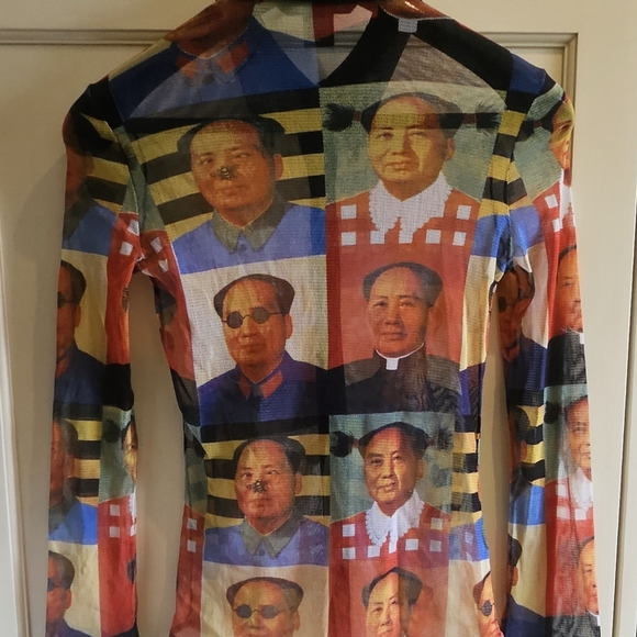 Vivienne Tam Tops - Vivienne Tam Mesh Design Top